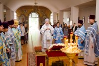 Преосвященнейший Стефан возглавил Божественную литургию в храме св.прав. Иоанна Кормянского г.Гомеля Преосвященнейший Стефан возглавил Божественную литургию в храме св.прав. Иоанна Кормянского г.Гомеля