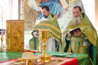 Божественная литургия в день памяти прп.Сергия Радонежского