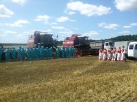 Священнослужители Гомельской епархии принимают участие в открытии уборочного сезона