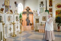 Преосвященнейший Стефан совершил рабочую поездку в храм Рождества Пресвятой Богородицы а\г Урицкое