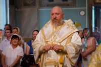 Вечернее богослужение в Свято-Петро-Павловском кафедральном соборе города Гомеля