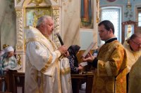 Вечернее богослужение в Свято-Петро-Павловском кафедральном соборе города Гомеля