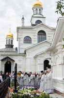 Божественная литургия в Свято-Никольском мужском монастыре г.Гомеля