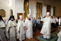 Божественная литургия в Свято-Никольском мужском монастыре г.Гомеля