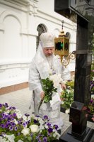 Божественная литургия в Свято-Никольском мужском монастыре г.Гомеля
