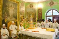 Божественная литургия в Свято-Никольском мужском монастыре г.Гомеля