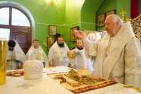 Божественная литургия в Свято-Никольском мужском монастыре г.Гомеля