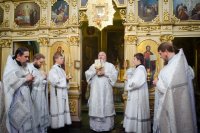 Божественная литургия в Свято-Никольском мужском монастыре г.Гомеля