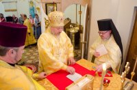 Божественная литургия в день памяти пророка Иезекииля