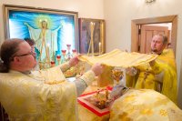 Божественная литургия в день памяти пророка Иезекииля