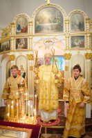 Божественная литургия в день памяти пророка Иезекииля