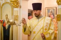 Божественная литургия в день памяти пророка Иезекииля