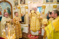 Божественная литургия в день памяти пророка Иезекииля