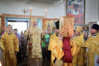 Божественная литургия в день памяти равноапостольной мироносицы Марии Магдалины