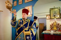 Божественная литургия в день праздника иконы Божией Матери "Почаевская"