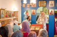 Божественная литургия в день праздника иконы Божией Матери "Почаевская"