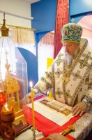 Божественная литургия в день праздника иконы Божией Матери "Почаевская"