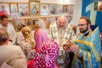 Божественная литургия в день праздника иконы Божией Матери "Почаевская"