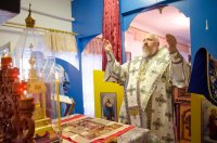 Божественная литургия в день праздника иконы Божией Матери "Почаевская"