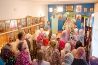 Божественная литургия в день праздника иконы Божией Матери "Почаевская"