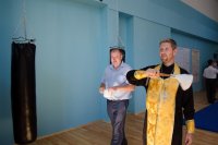 Преосвященнейший Стефан принял участие в мероприятиях, посвященных открытию центра профессиональной подготовки и служебно-прикладных видов спорта Гомельского областного Управления Департамента охраны МВД РБ