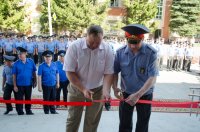 Преосвященнейший Стефан принял участие в мероприятиях, посвященных открытию центра профессиональной подготовки и служебно-прикладных видов спорта Гомельского областного Управления Департамента охраны МВД РБ