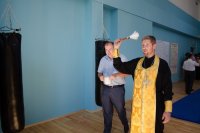 Преосвященнейший Стефан принял участие в мероприятиях, посвященных открытию центра профессиональной подготовки и служебно-прикладных видов спорта Гомельского областного Управления Департамента охраны МВД РБ