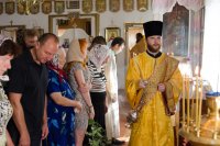 Божественная литургия в храме святого Архангела Михаила д.Тереховка