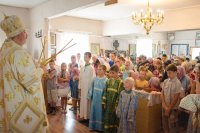 Божественная литургия в храме святого Архангела Михаила д.Тереховка