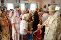 Божественная литургия в храме святого Архангела Михаила д.Тереховка