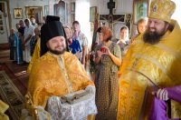 Божественная литургия в храме святого Архангела Михаила д.Тереховка