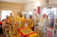 Божественная литургия в храме святого Архангела Михаила д.Тереховка