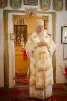 Божественная литургия в храме святого Архангела Михаила д.Тереховка