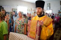 Божественная литургия в храме святого Архангела Михаила д.Тереховка