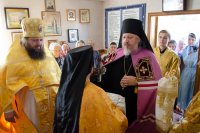 Божественная литургия в храме святого Архангела Михаила д.Тереховка