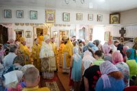 Божественная литургия в храме святого Архангела Михаила д.Тереховка
