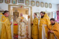 Божественная литургия в храме святого Архангела Михаила д.Тереховка
