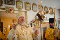 Божественная литургия в храме святого Архангела Михаила д.Тереховка