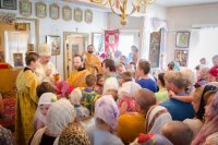 Божественная литургия в храме святого Архангела Михаила д.Тереховка