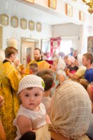 Божественная литургия в храме святого Архангела Михаила д.Тереховка