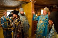 Божественная литургия на подворье Свято-Никольского мужского монастыря города Гомеля в д. Терюха