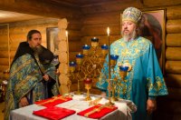 Божественная литургия на подворье Свято-Никольского мужского монастыря города Гомеля в д. Терюха