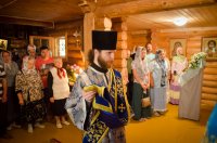 Божественная литургия на подворье Свято-Никольского мужского монастыря города Гомеля в д. Терюха