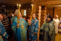 Божественная литургия на подворье Свято-Никольского мужского монастыря города Гомеля в д. Терюха