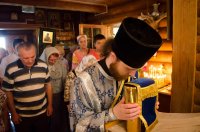 Божественная литургия на подворье Свято-Никольского мужского монастыря города Гомеля в д. Терюха