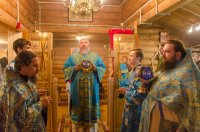 Божественная литургия на подворье Свято-Никольского мужского монастыря города Гомеля в д. Терюха