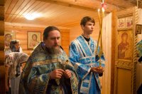 Божественная литургия на подворье Свято-Никольского мужского монастыря города Гомеля в д. Терюха