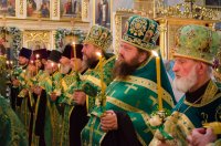 Всенощное бдение в канун дня памяти прп.Манефы Гомельской