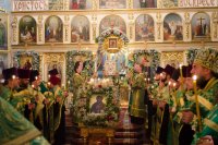 Всенощное бдение в канун дня памяти прп.Манефы Гомельской