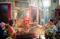 Преосвященнейший Стефан возглавил Божественную литургию в храме Преображения Господня г. Чечерск